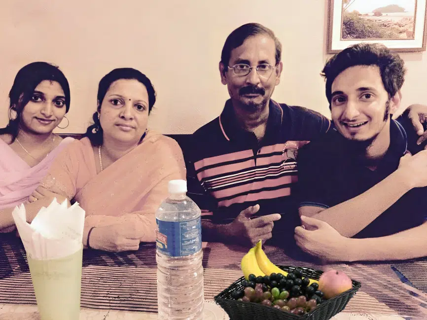 Sushin Shyam Family